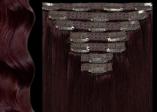 CUSTOM COLOR 16 INCH CLIPINS SET (7 PCS)
